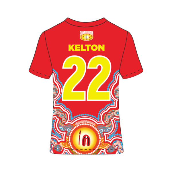 Caversham Suns Indigenous Warm Up Tee - Image 2