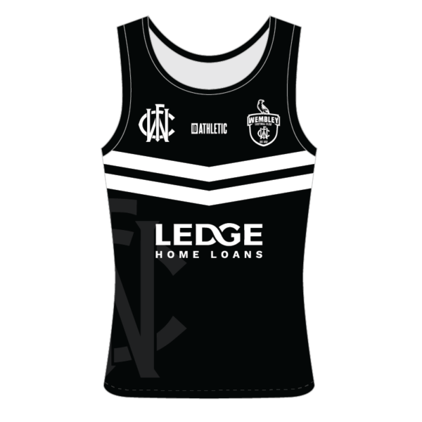 Wembley AFC Training Singlets (BLACK)