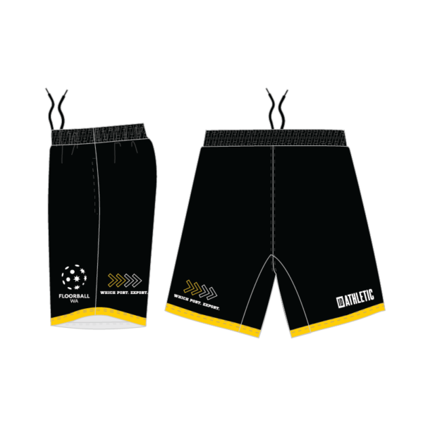 Floorball WA Mens Home Shorts - Image 2