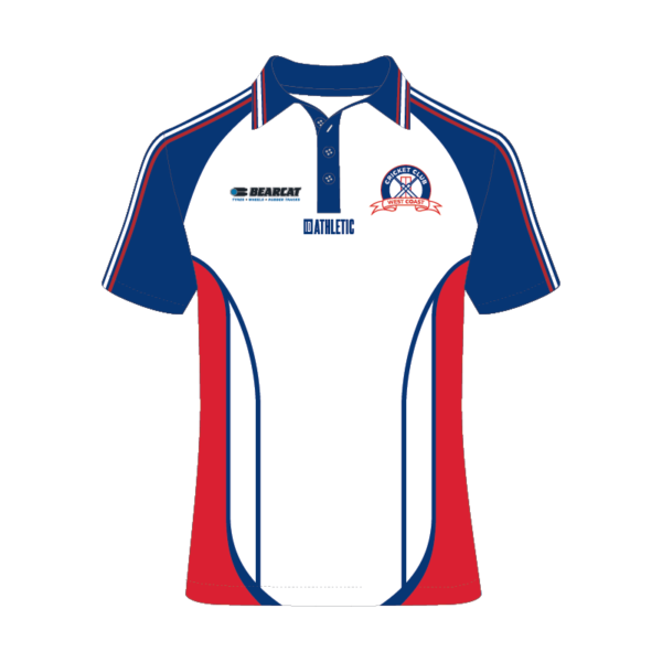 West Coast Cricket Club - White Playing Shirt S/S