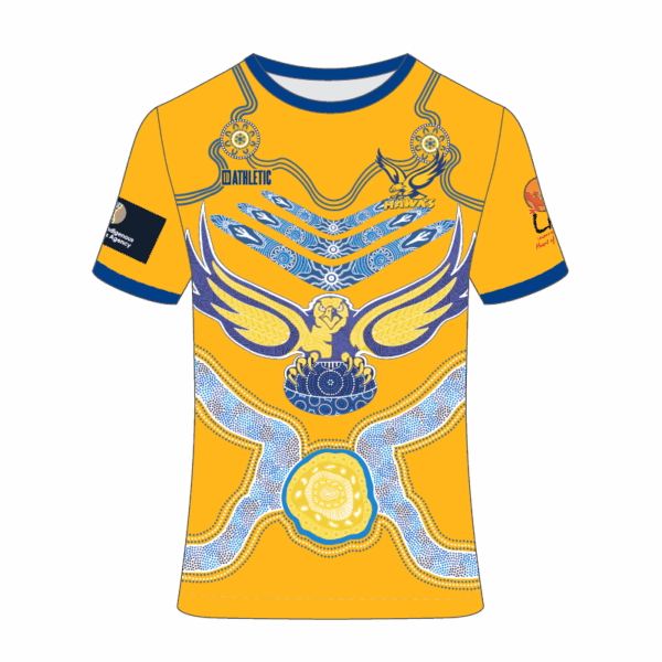 Gosnells Hawks Indigenous Design Warm Up Tee