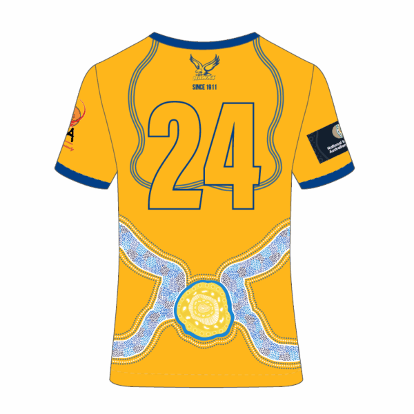 Gosnells Hawks Indigenous Design Warm Up Tee - Image 2