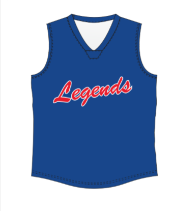 Legends Softball Womens Sleeveless Jersey