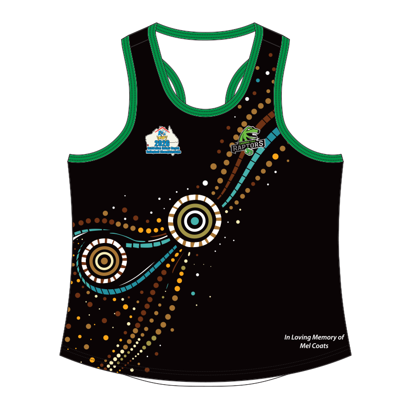 Canning Vale Indoor Beach Volleyball Nationals Womens Racerback Singlet
