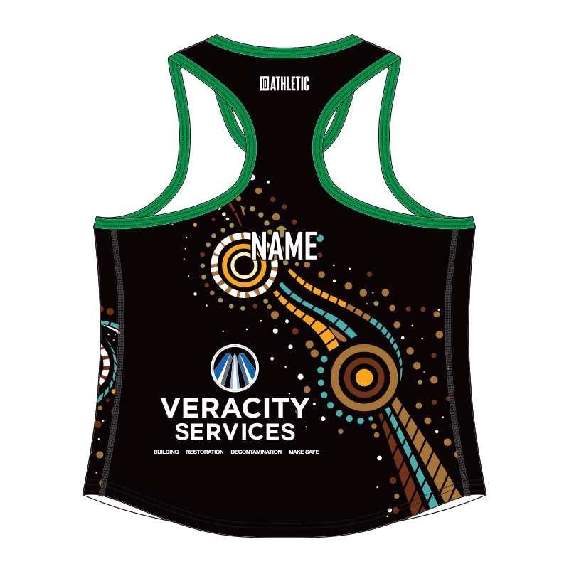 Canning Vale Indoor Beach Volleyball Nationals Womens Racerback Singlet - Image 2