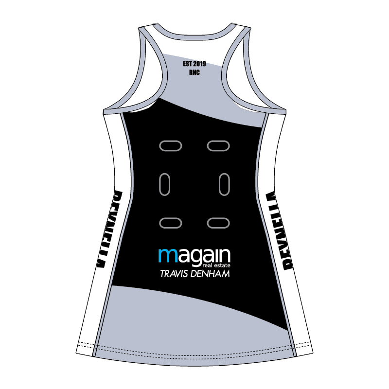 Reynella Netball Club SUNA Dress Adults (Extended Length) - Image 2