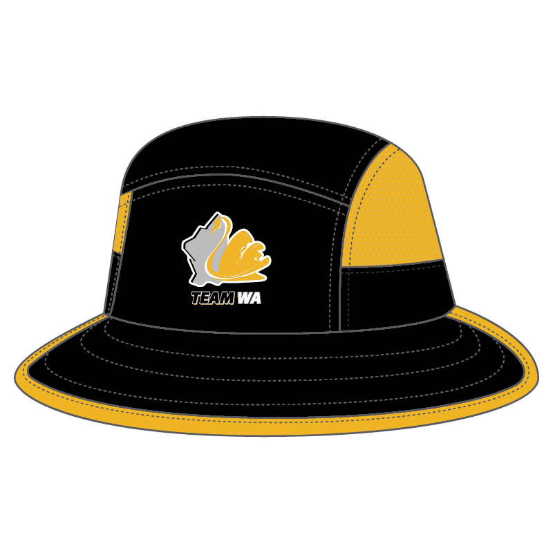 AFL Masters WA Panelled Custom Bucket Hat - Image 3