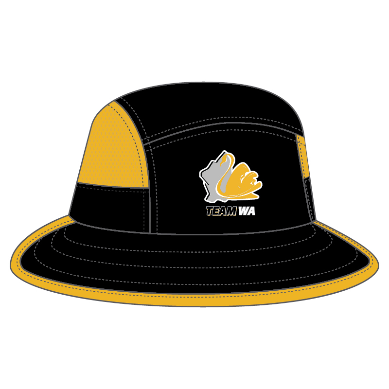 AFL Masters WA Panelled Custom Bucket Hat - Image 4