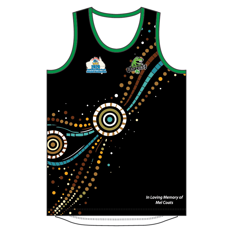 Canning Vale Indoor Beach Volleyball Nationals Standard Back Singlets