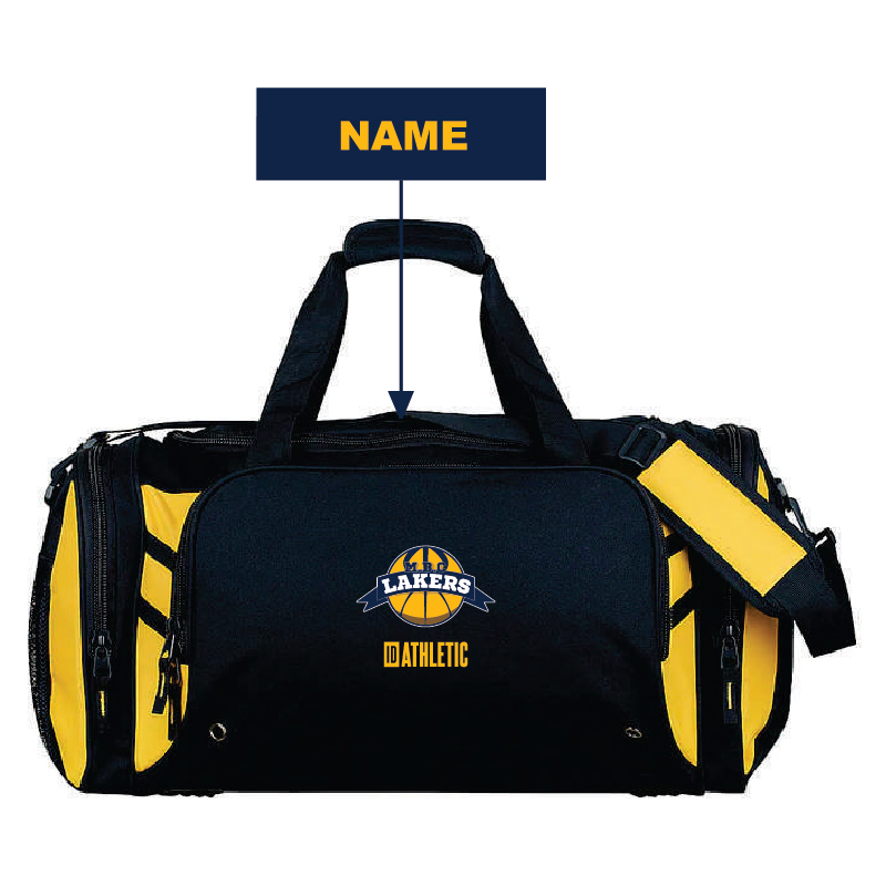 MBC Lakers Sports Bag - (NAVY & GOLD)