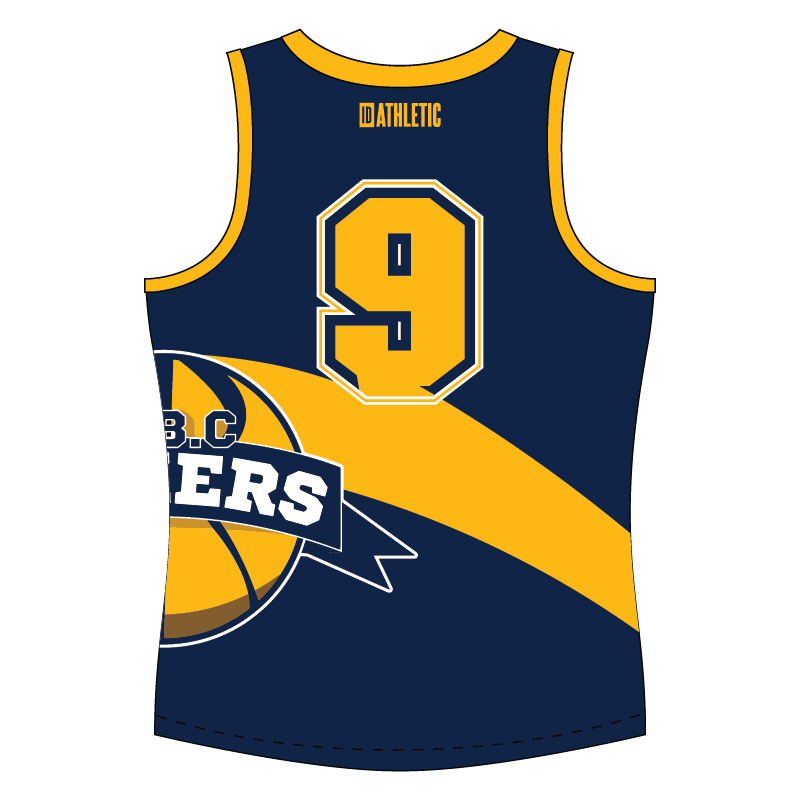 MBC Lakers Womens Reversible Basketball Singlet - Image 4