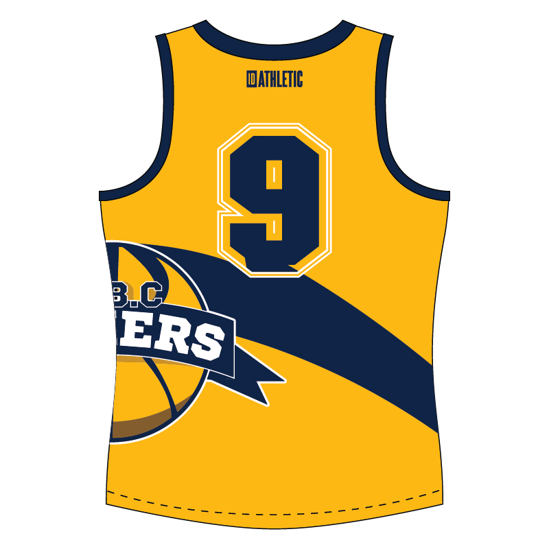 MBC Lakers Womens Reversible Basketball Singlet - Image 2