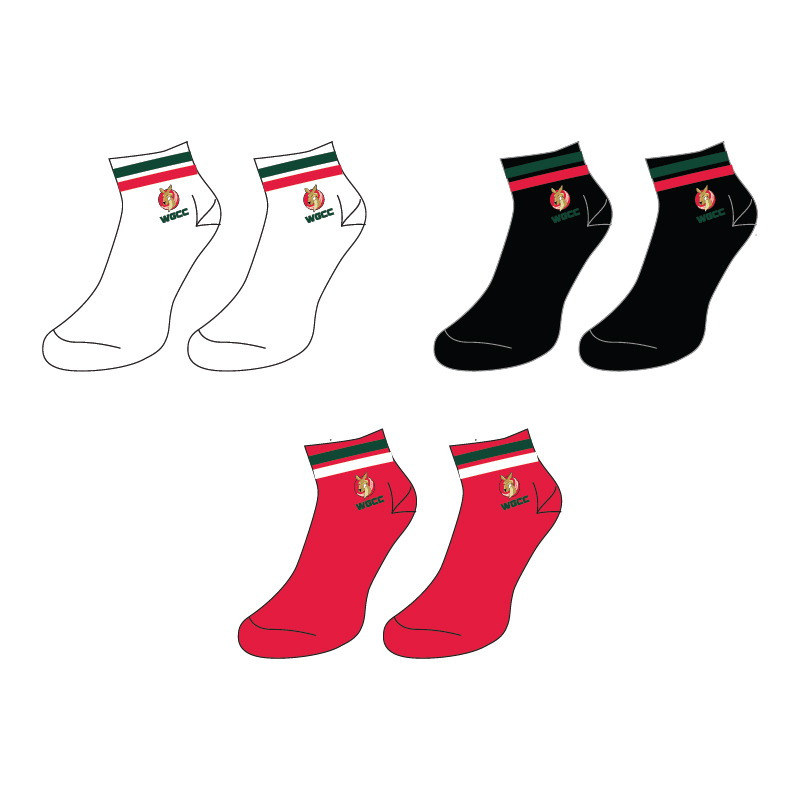 Warwick Greenwood CC Custom Quarter Training Sock Pack