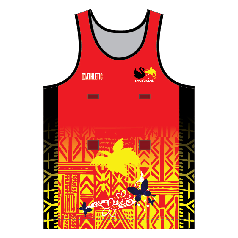 PNGWA Netball Singlet (with Velcro)
