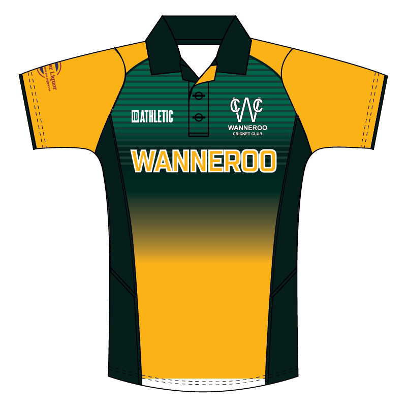 Wanneroo Cricket Club Men's Gold Playing Polo - Short Sleeve