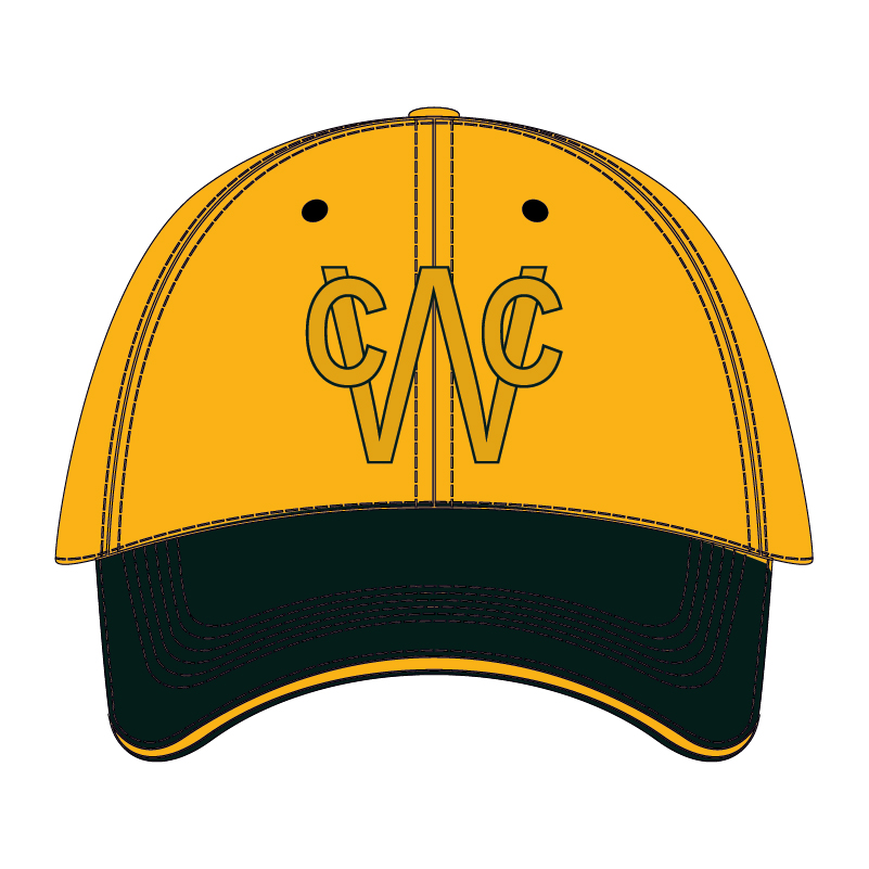 Wanneroo Cricket Club Gold Custom Cap