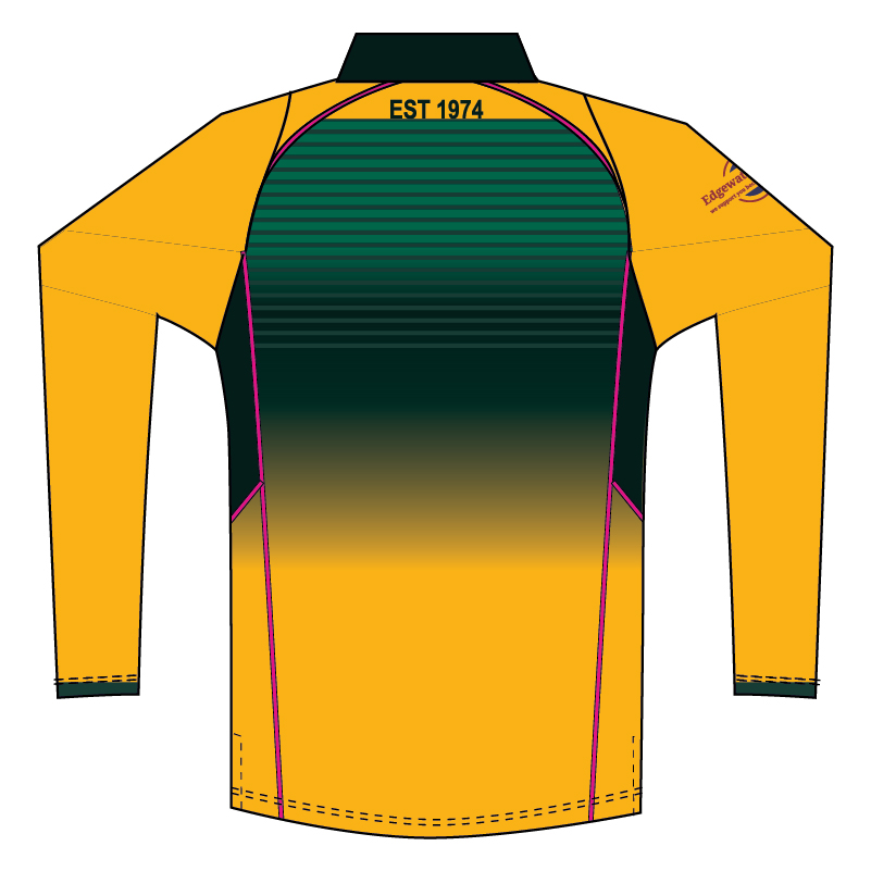 Wanneroo Cricket Club Ladies Gold Playing Polo - Long Sleeve - Image 2
