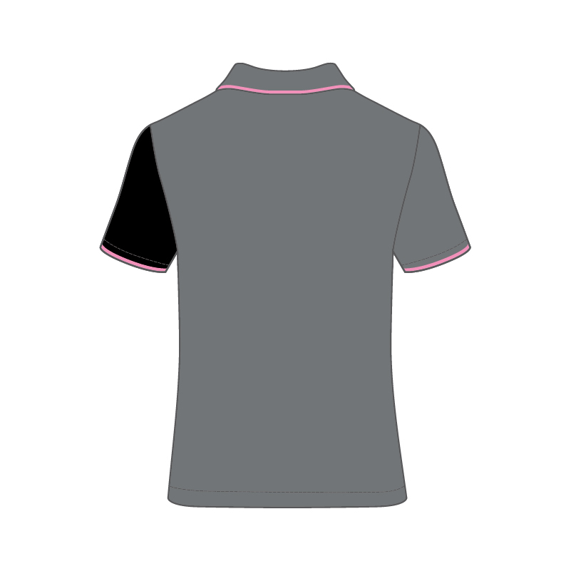 Franchise Basketball Pink Striped Polo - Image 2