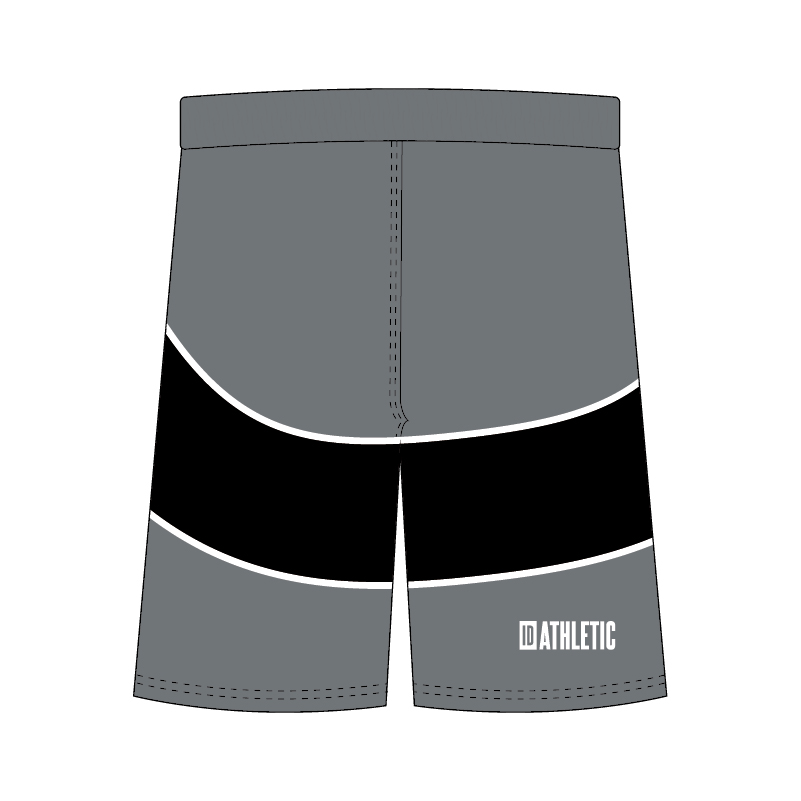 Franchise Basketball Grey/Black Basketball Shorts - Image 2
